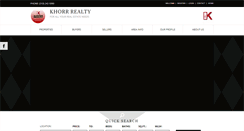 Desktop Screenshot of khorrrealty.com